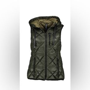 Noize Cecilia Quilted hooded water resistant vest